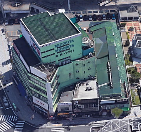 秋田駅前・緑屋ビル