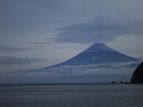 幻想的な富士山