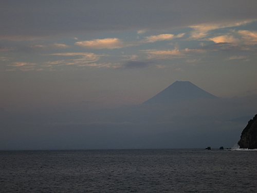 夕方富士山！