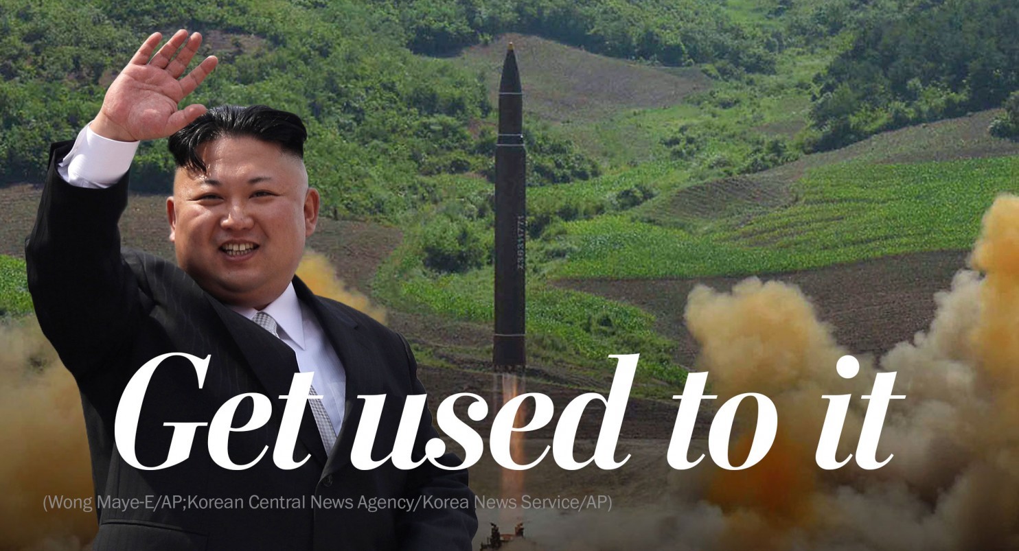 north korea get used to it