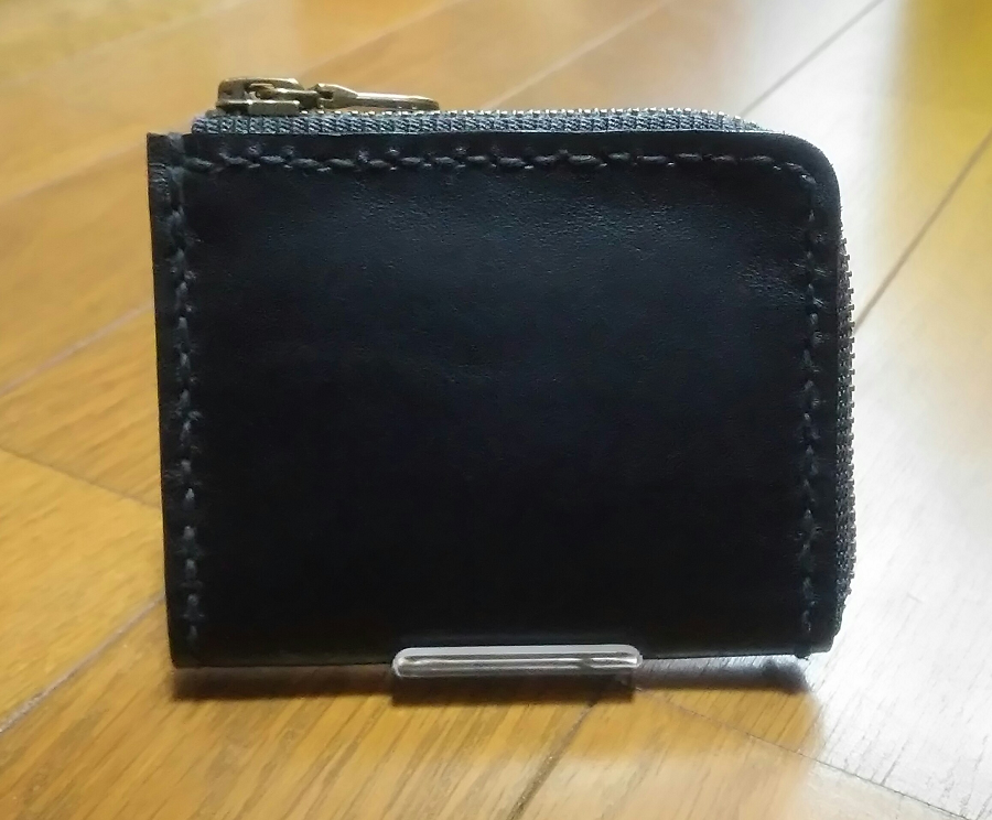 L字ファスナーミニ財布(手縫い)