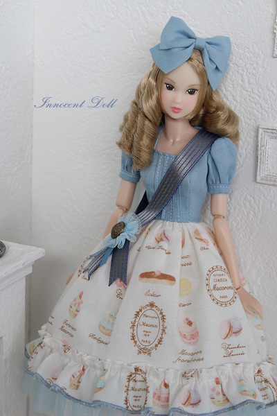 Innocent Doll DiaryシャーリーテンプルmomokoDOLL( WHITE LILY dress)