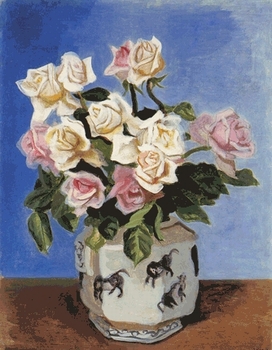 安井曽太郎　『薔薇図』（1934年）