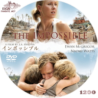 インポッシブル　DVDラベル　ナオミ・ワッツ