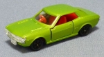 トヨタ セリカ 1600GT 黄緑メタ 1Gホイール (TA22-MQ、トミカ26-1)