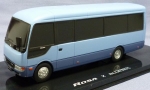 三菱 ローザ ロングボディ (SKG-BE640G、1/43三菱ふそうトラックバス配布品)