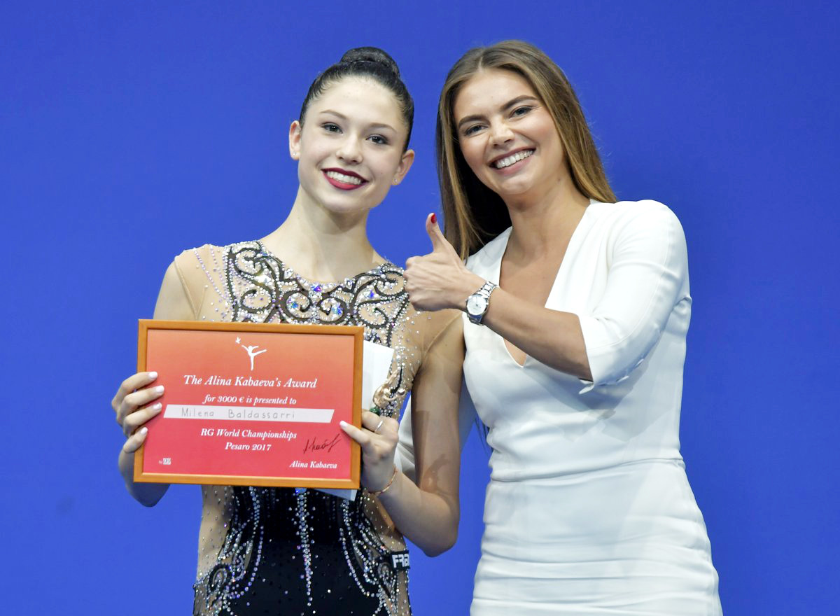 Milena Baldassari has received the Alina Kabaeva Award