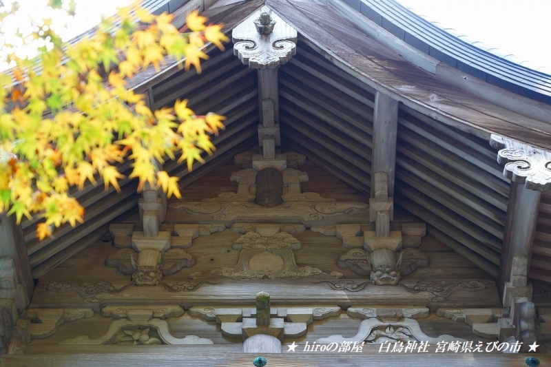 hiroの部屋 白鳥神社の紅葉 宮崎県えびの市