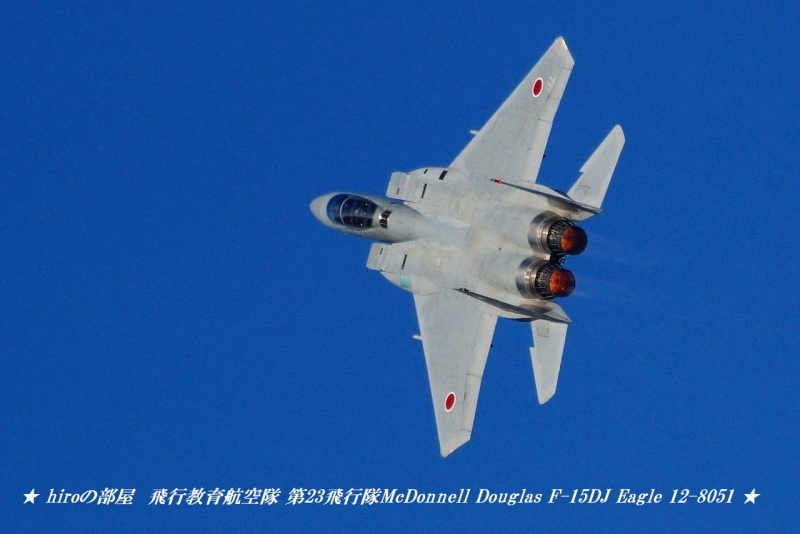 hiroの部屋 航空自衛隊新田原基地 JASDF 飛行教育航空隊 第23飛行隊McDonnell Douglas F-15DJ Eagle 12-8051