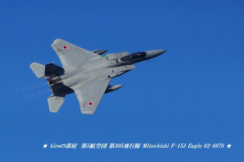 hiroの部屋 航空自衛隊新田原基地 JASDF 第5航空団 第305飛行隊 Mitsubishi F-15J Eagle 62-8876