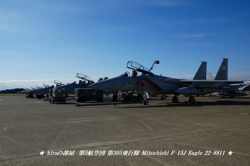 hiroの部屋 航空自衛隊新田原基地 JASDF 第5航空団 第305飛行隊 Mitsubishi F-15J Eagle 22-8811