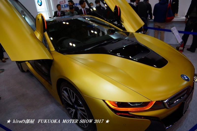 FUKUOKA MOTER SHOW 2017　BMW i8 protonic frozen yellow