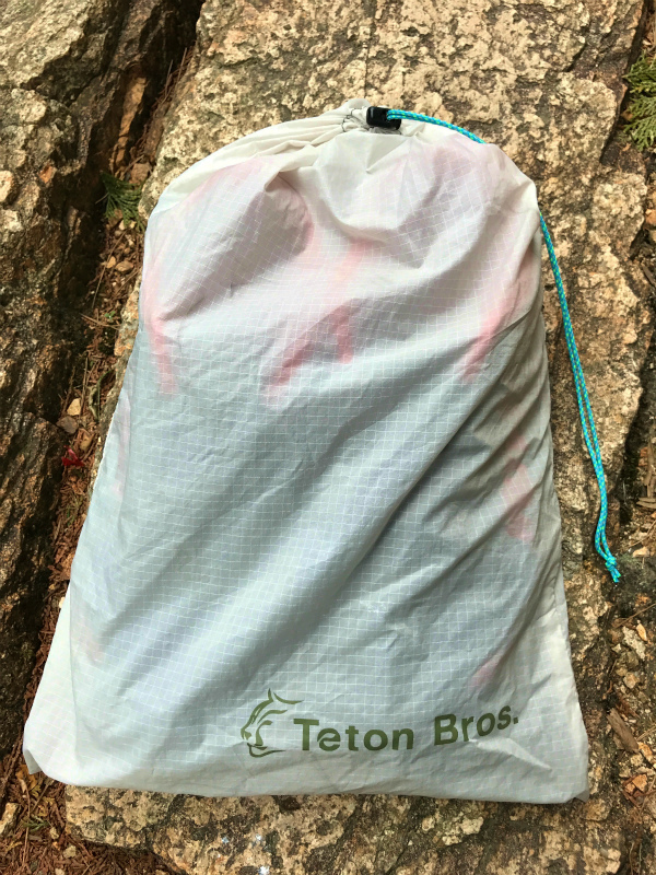 シューズや着替え入れに便利なティートンの超軽量巾着型袋が再入荷！ Teton Bros. UL Utility Bag :Sky High  Mountain Works